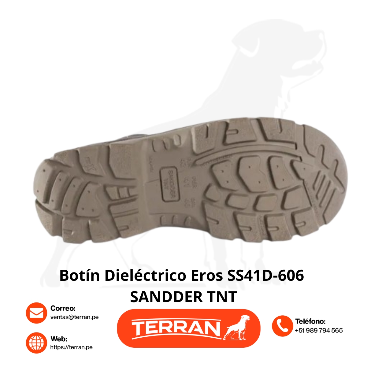 Botín Dieléctrico Eros SANDDER TNT