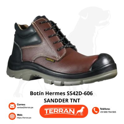 Botín dieléctrico Hermes marrón SANDDER TNT