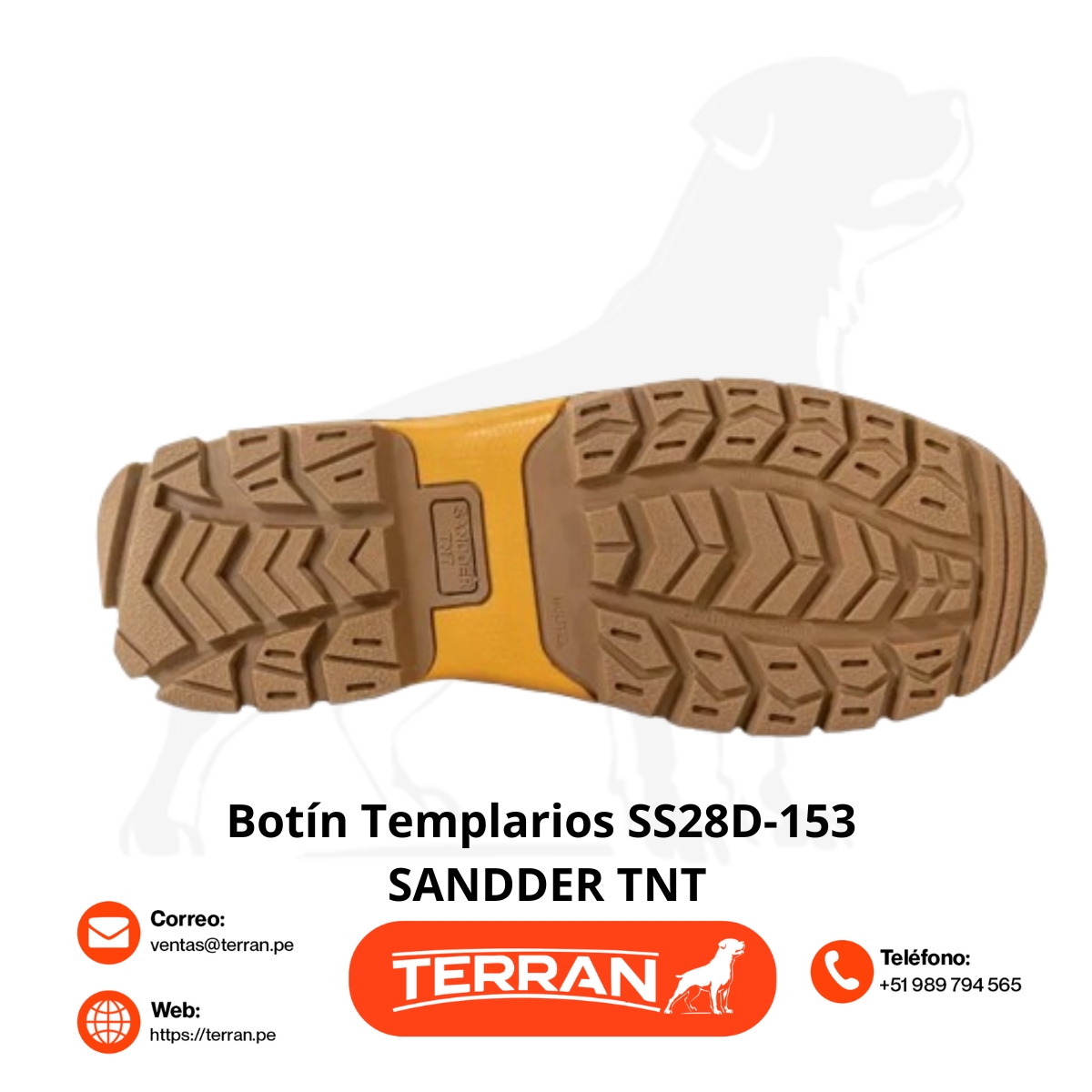 Botín dieléctrico Templarios SANDDER TNT