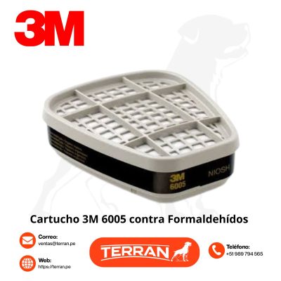 Cartucho 3M 6005 contra Formaldehídos