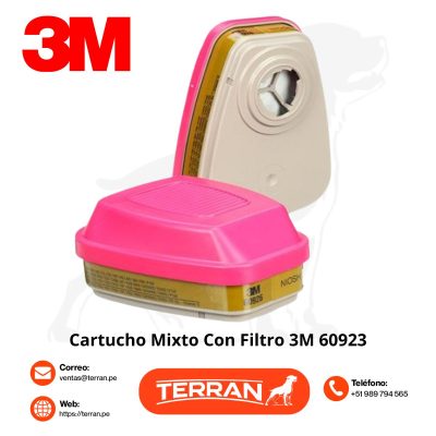 Cartucho Mixto Con Filtro 3M 60923