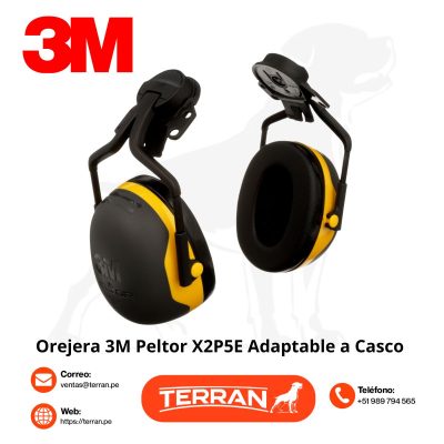 Orejera 3M Peltor X2P5E Adaptable a Casco
