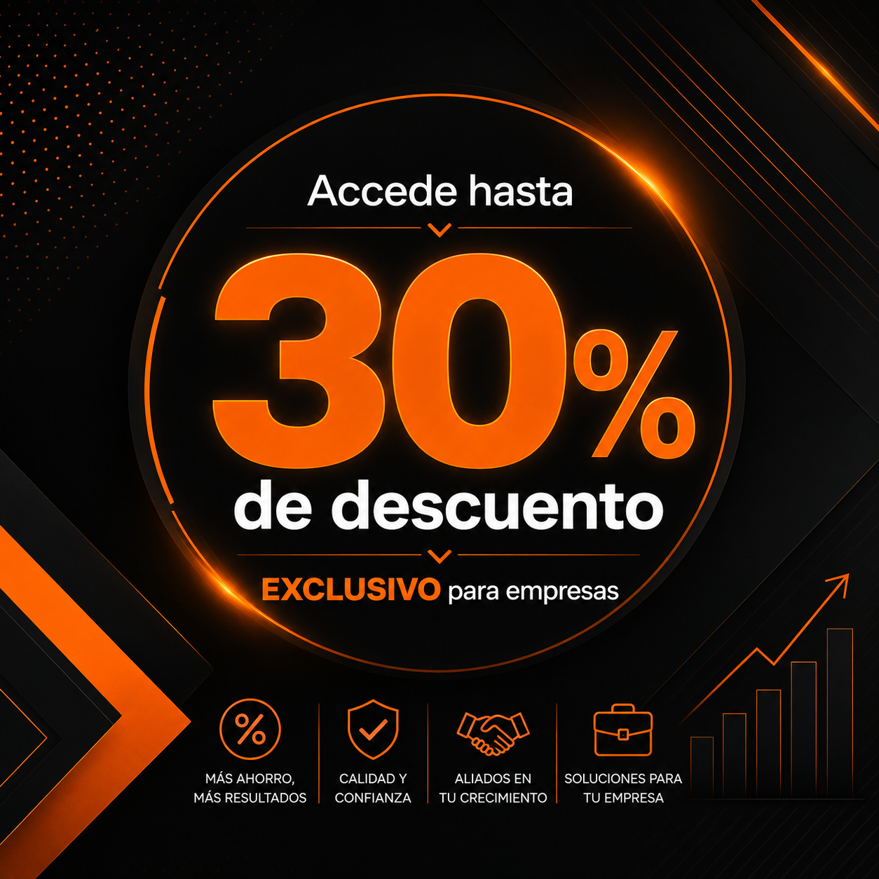 Hasta 40% OFF - Ventajas para empresas