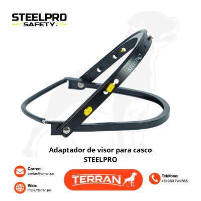 Adaptador de Visor Universal de Aluminio para Casco Steelpro