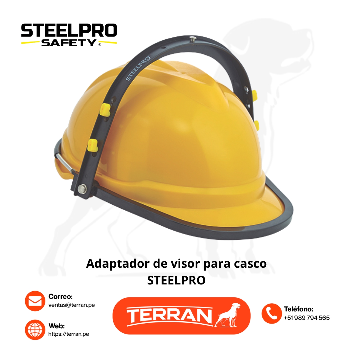 Adaptador de Visor Universal de Aluminio para Casco Steelpro