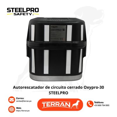 Autorescatador Oxypro-30 de Circuito Cerrado Steelpro