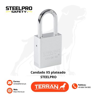 Candado X05 Plateado Steelpro