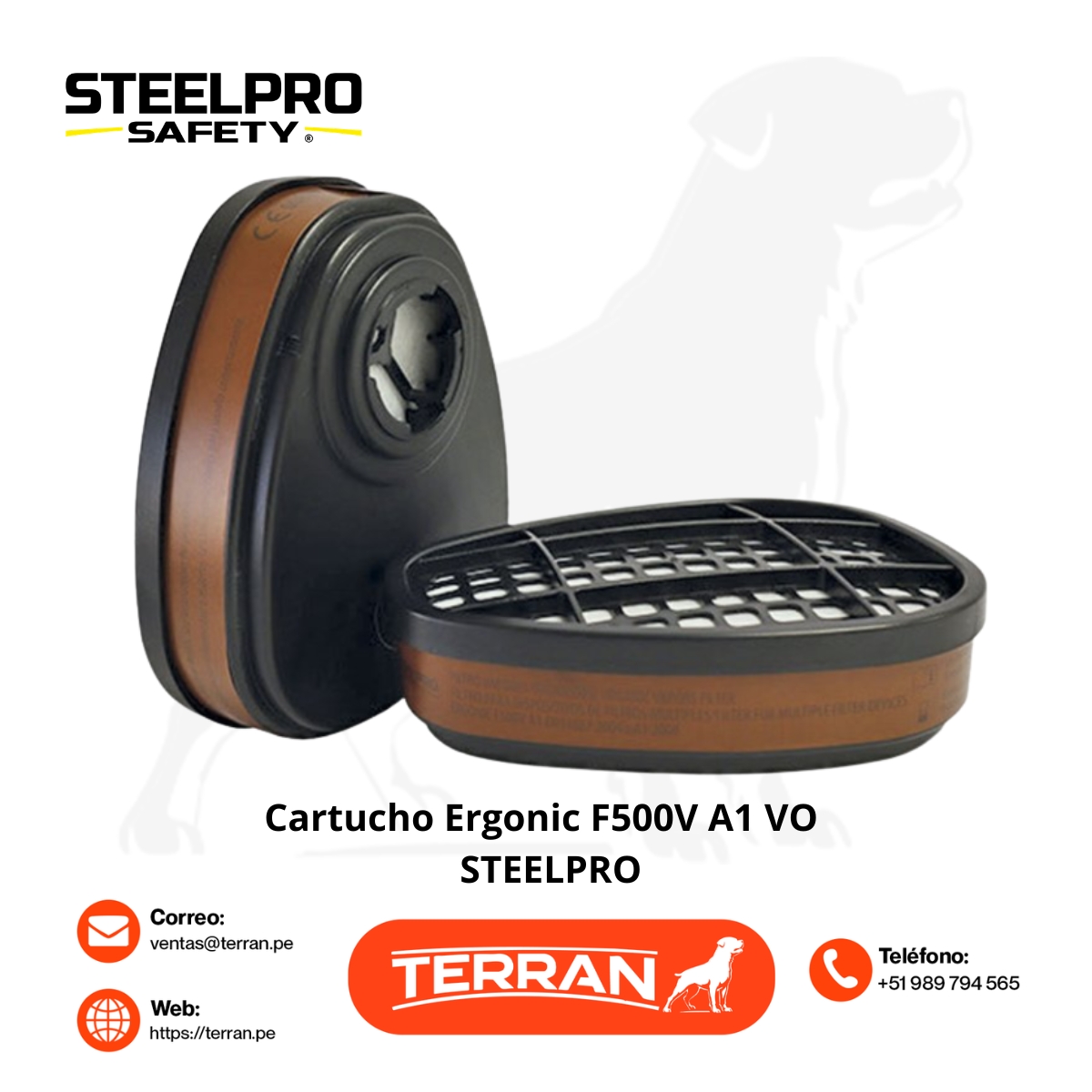 Cartucho Ergonic F500V A1 VO Steelpro