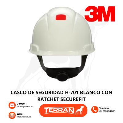 Casco 3M H-701SFR-UV SecureFit Blanco