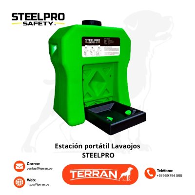 Estación Portátil Lavaojos (ST-20A) Steelpro