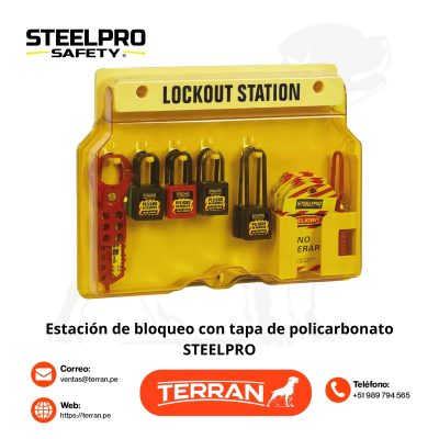 Estación de Bloqueo con Tapa de Policarbonato