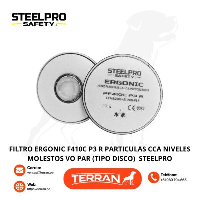 Filtro Ergonic PF410C P3 R Steelpro