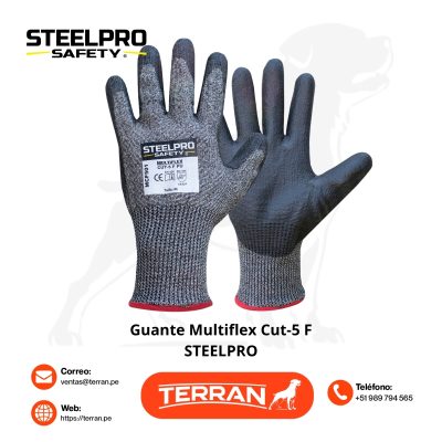 Guante Multiflex Cut-5 Pu Nivel F Steelpro