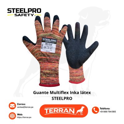 Guante Multiflex Inka Látex MI102 Steelpro