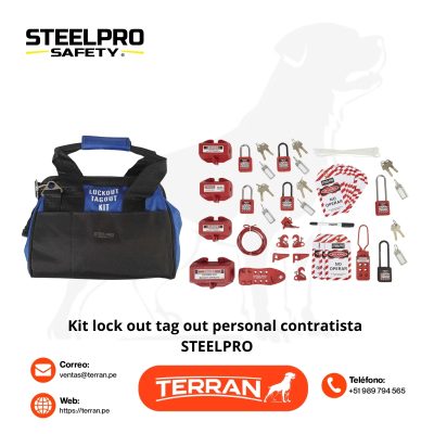Kit Lock Out Tag Out Personal Contratista Steelpro