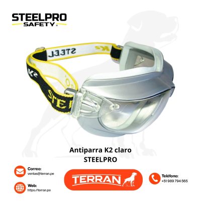 Lente Antiparra Seguridad K-2 Claro AF Steelpro