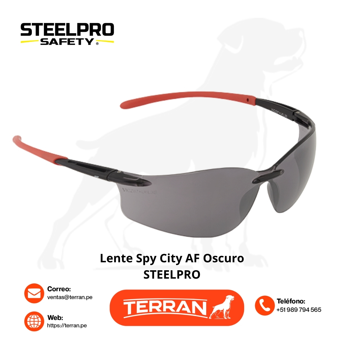Lente Spy City Oscuro AF Steelpro | TERRAN
