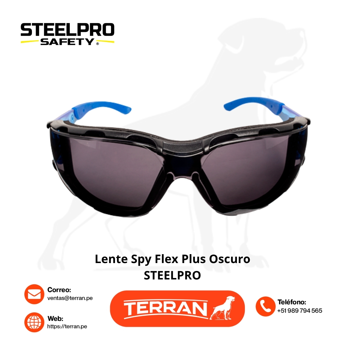 Lente Spy Flex Plus Oscuro AF Steelpro