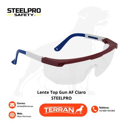Lente Top Gun Óptico AF Claro Steelpro