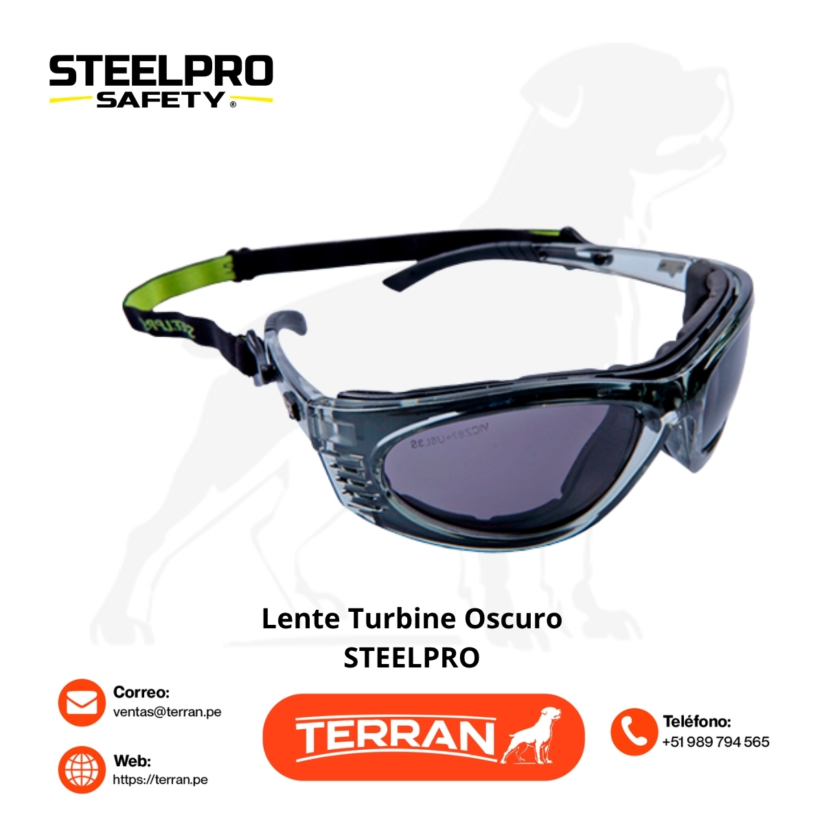 Lente Turbine Oscuro AF Steelpro