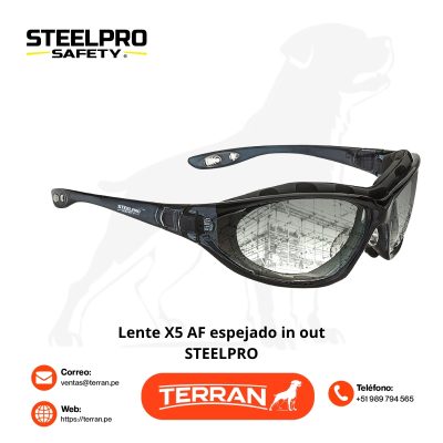 Lente X5 Dual AF Espejado In/Out Steelpro