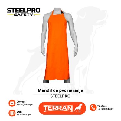 Mandil de PVC Naranja Alaska Steelpro