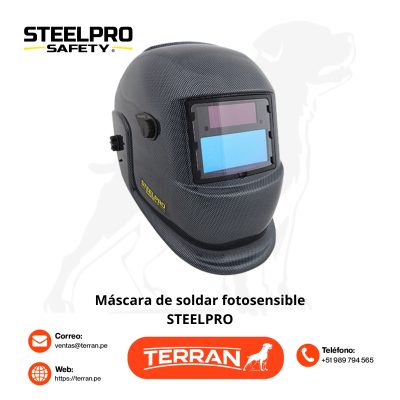 Mascara de Soldar Optech Fotosensible Steelpro