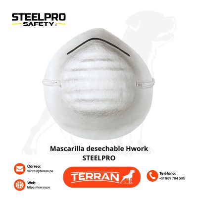 Mascarilla Desechable Hwork Steelpro