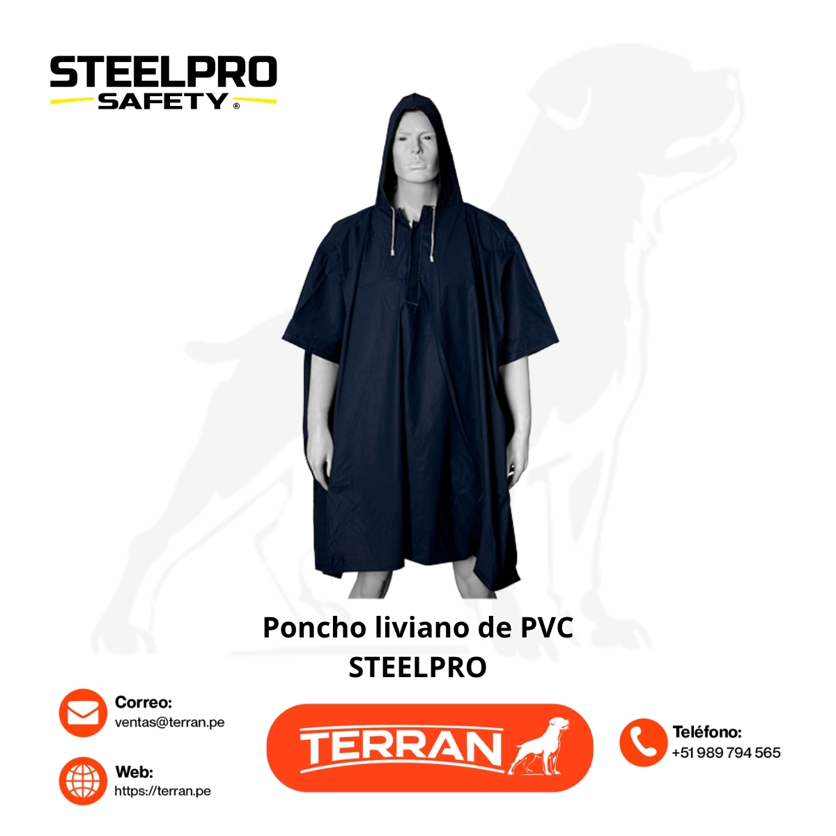 Poncho de PVC Liviano Alaska Steelpro