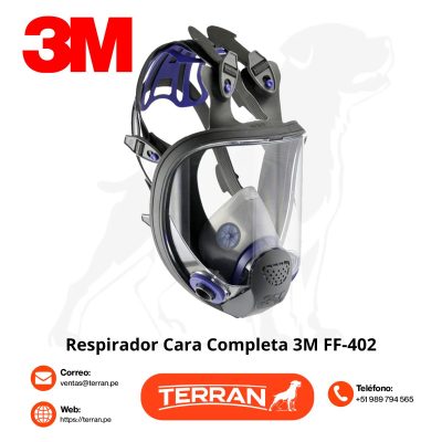 Respirador Cara Completa 3M FF-402