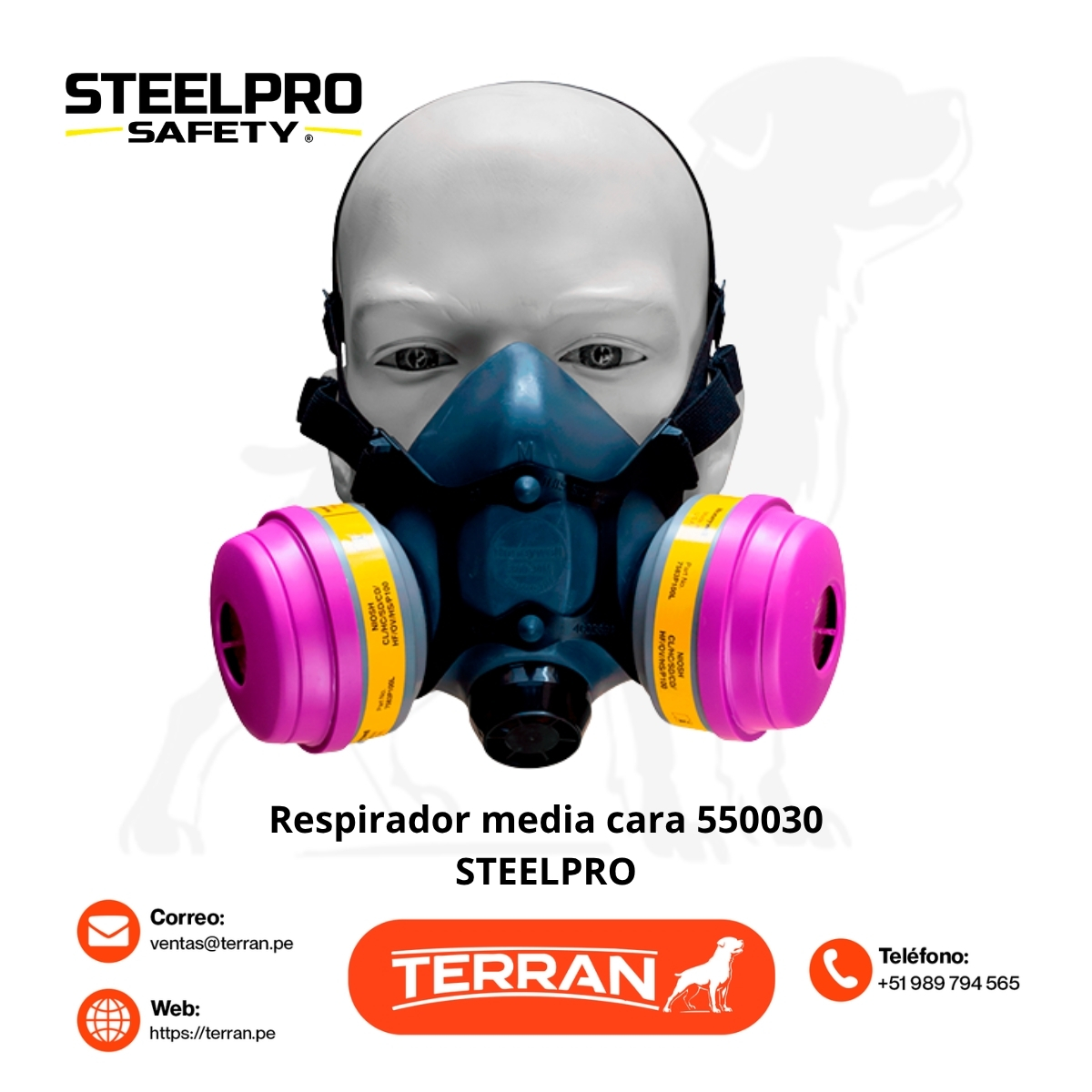 Respirador De Media Cara 550030 · NORTH
