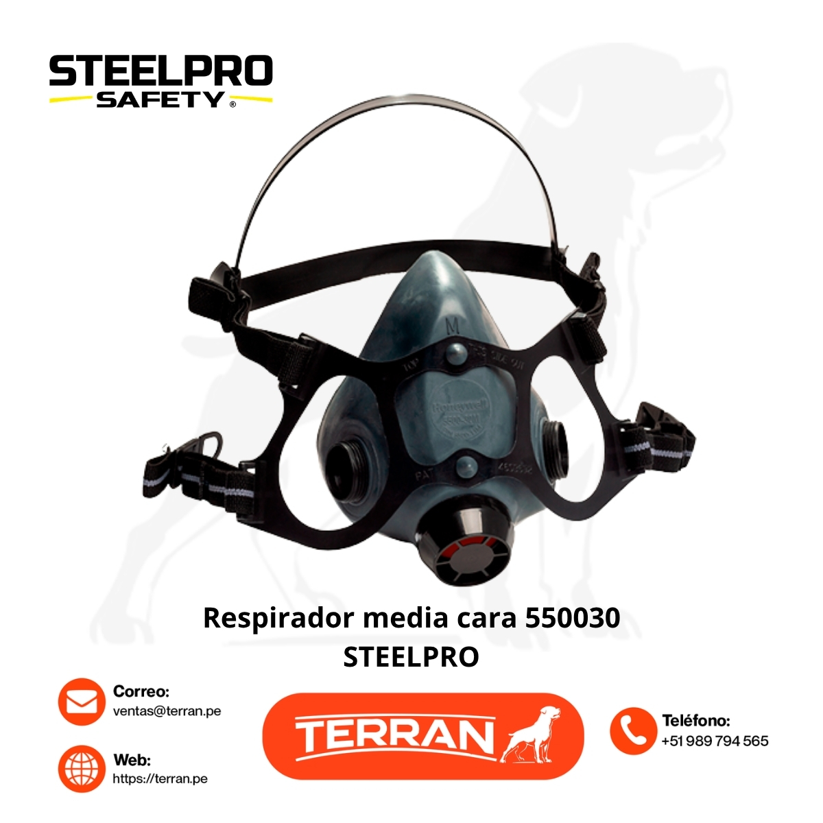 Respirador De Media Cara 550030 · NORTH