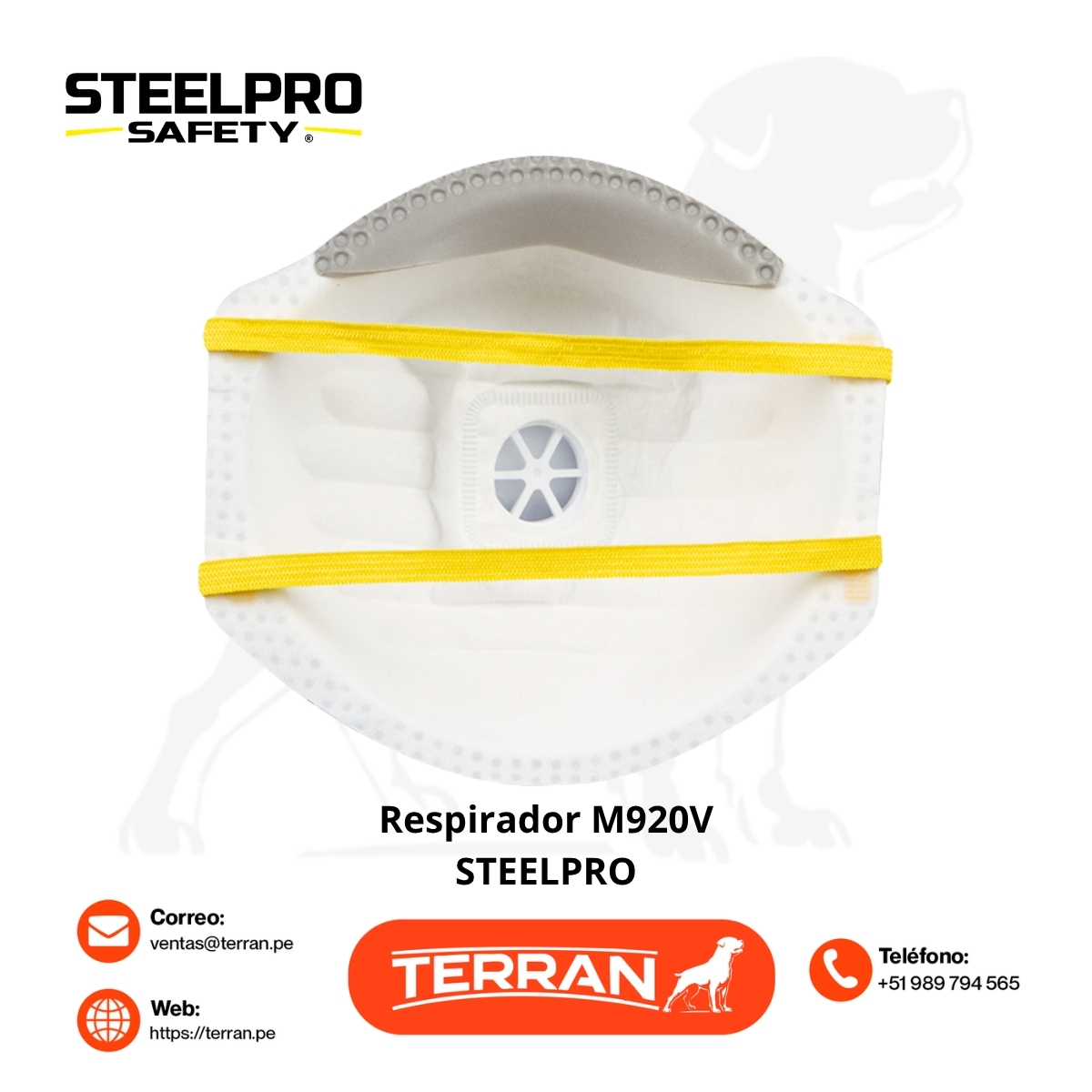 Respirador Descartable N95 M920V Steelpro