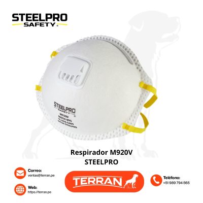Respirador Descartable N95 M920V Steelpro