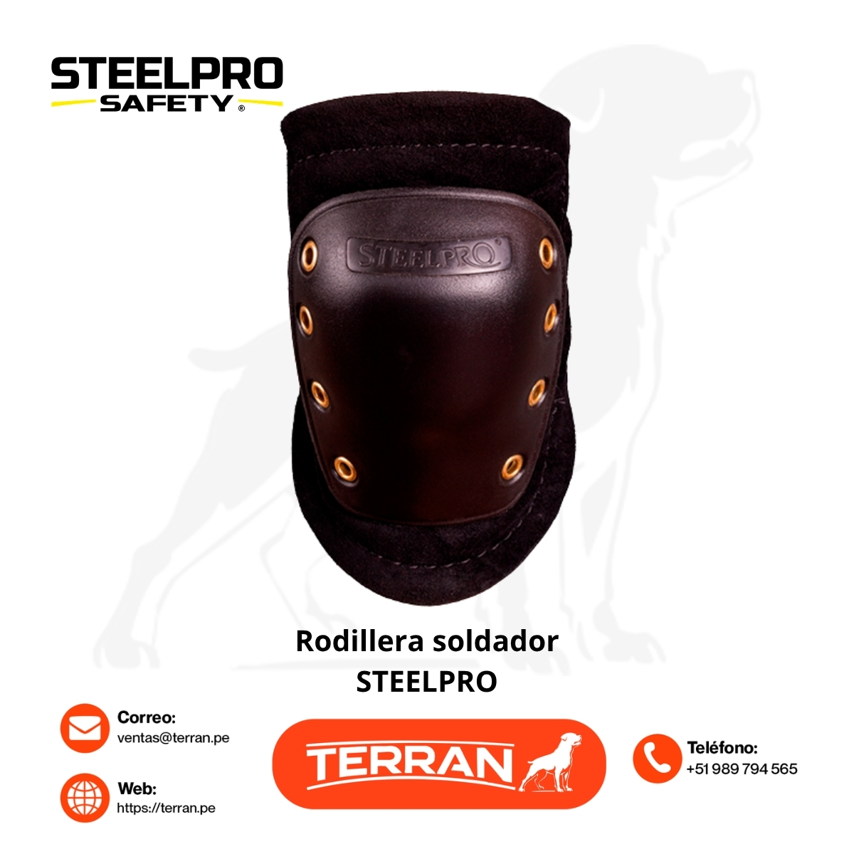 Rodillera Soldador Descarne Steelpro