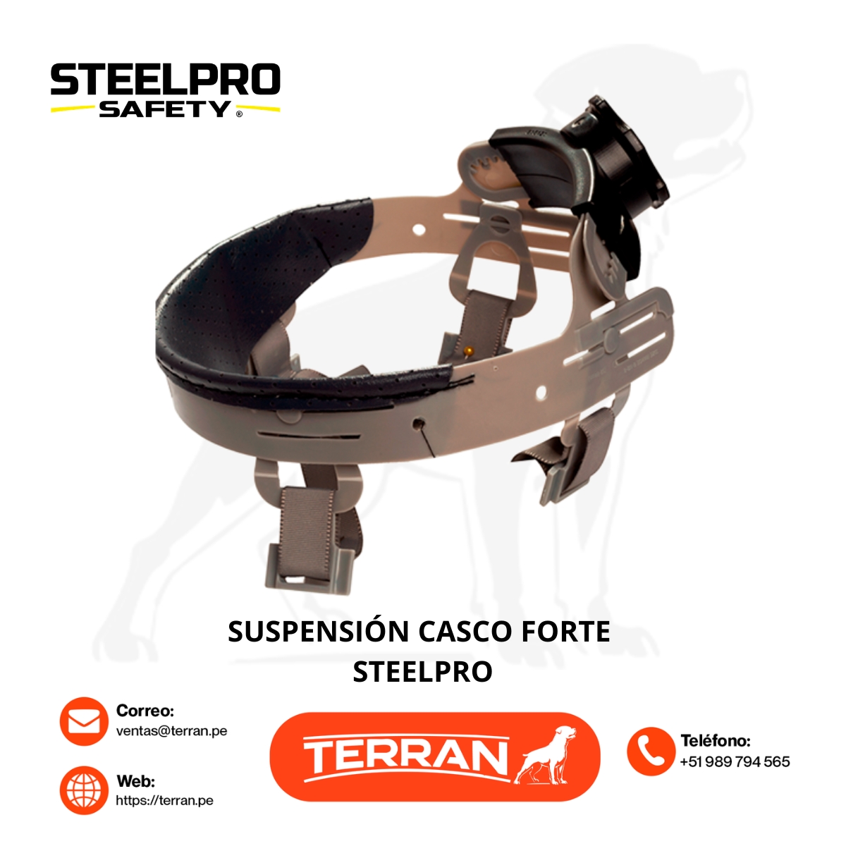 Suspensión Casco Forte Steelpro