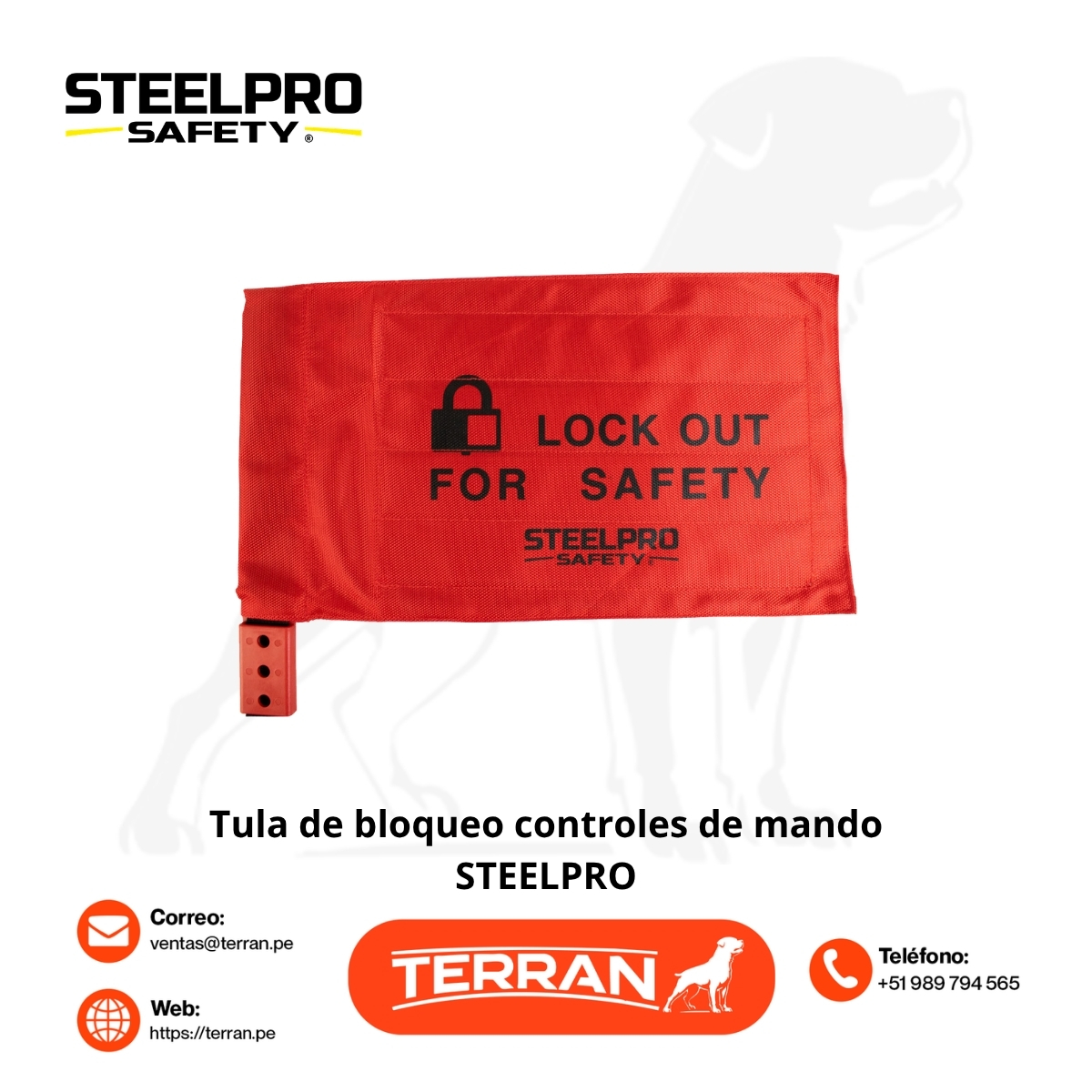 Tula de Bloqueo para Controles de Mando Steelpro