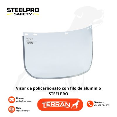 Visor Facial de Policarbonato CF612 Steelpro